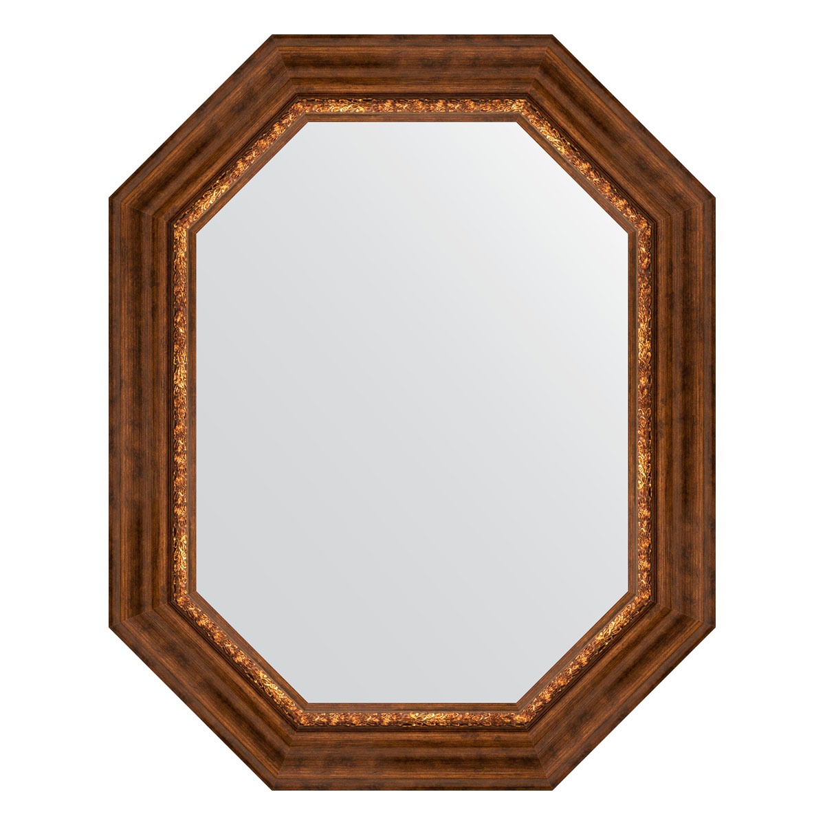 Зеркало в багетной раме Evoform римская бронза 88 мм 61x76 см зеркало 106х106 см римская бронза evoform exclusive g by 4449