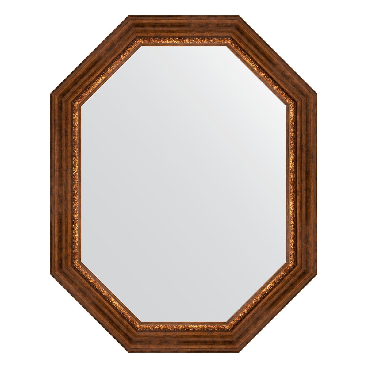 Зеркало в багетной раме Evoform римская бронза 88 мм 76x96 см зеркало 106х106 см римская бронза evoform exclusive g by 4449