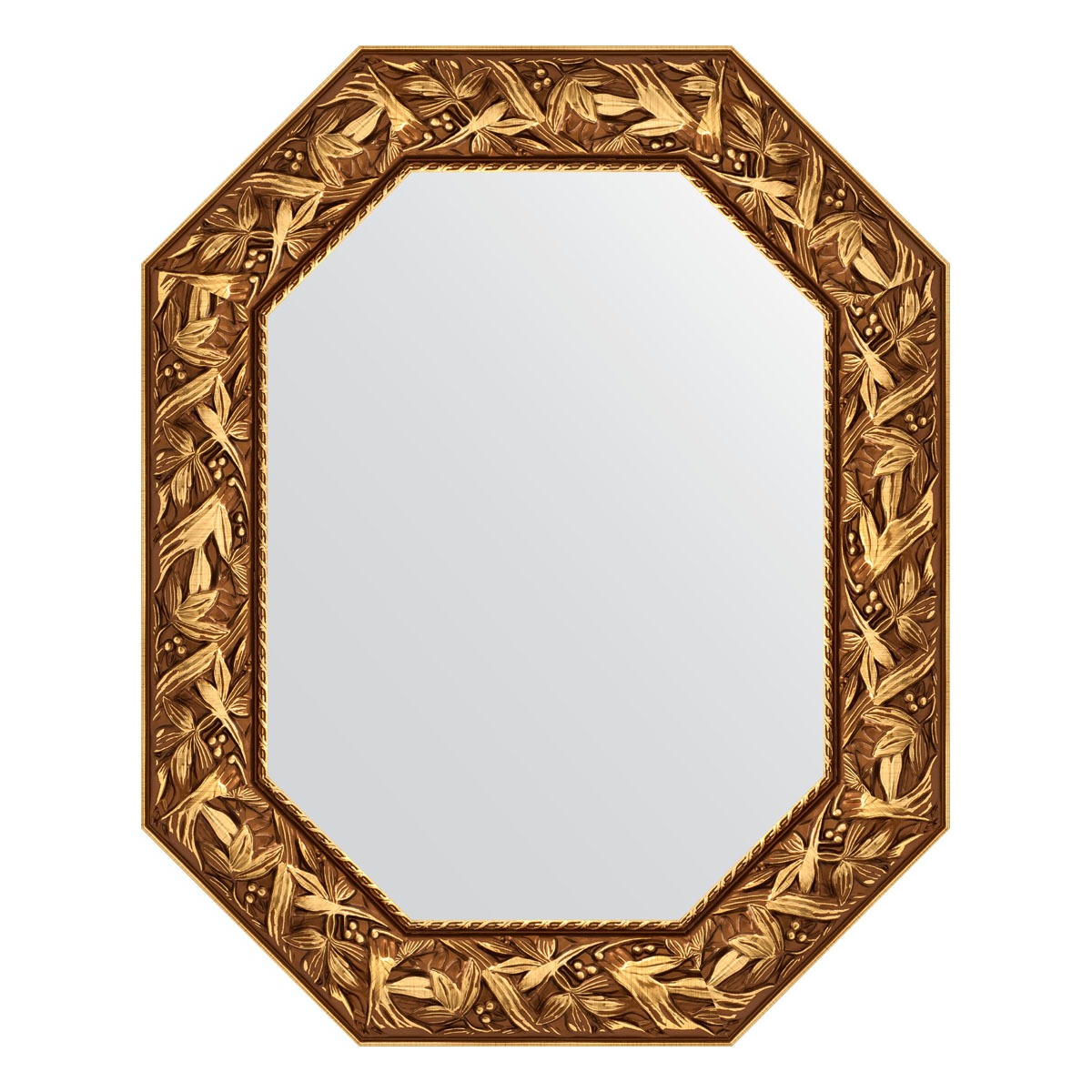 Зеркало в багетной раме Evoform византия золото 99 мм 63x78 см