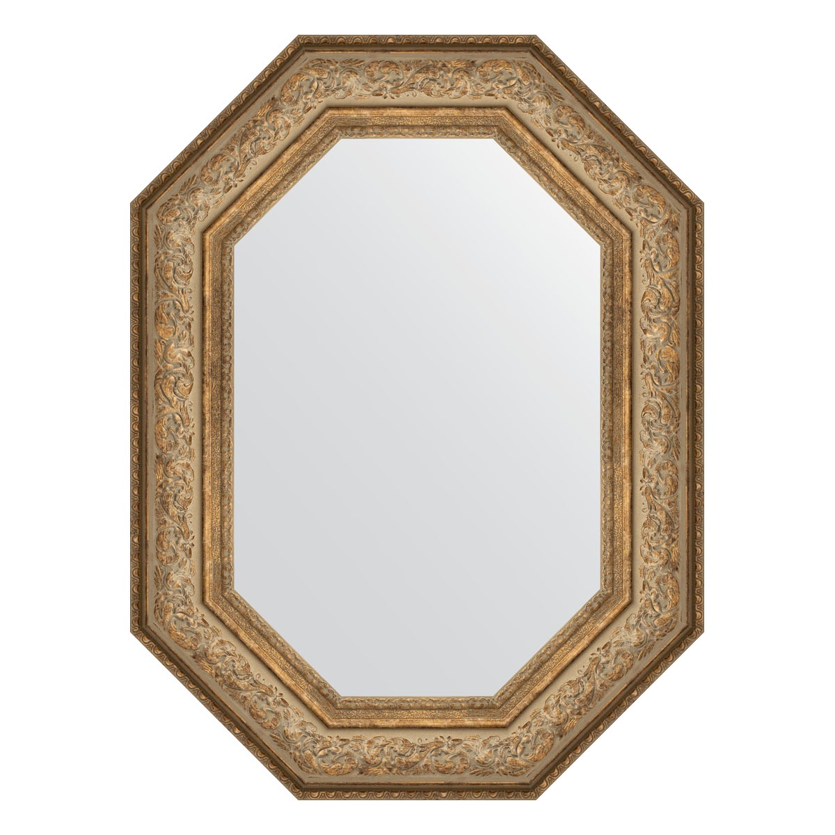 Зеркало в багетной раме Evoform виньетка античная бронза 109 мм 60x80 см