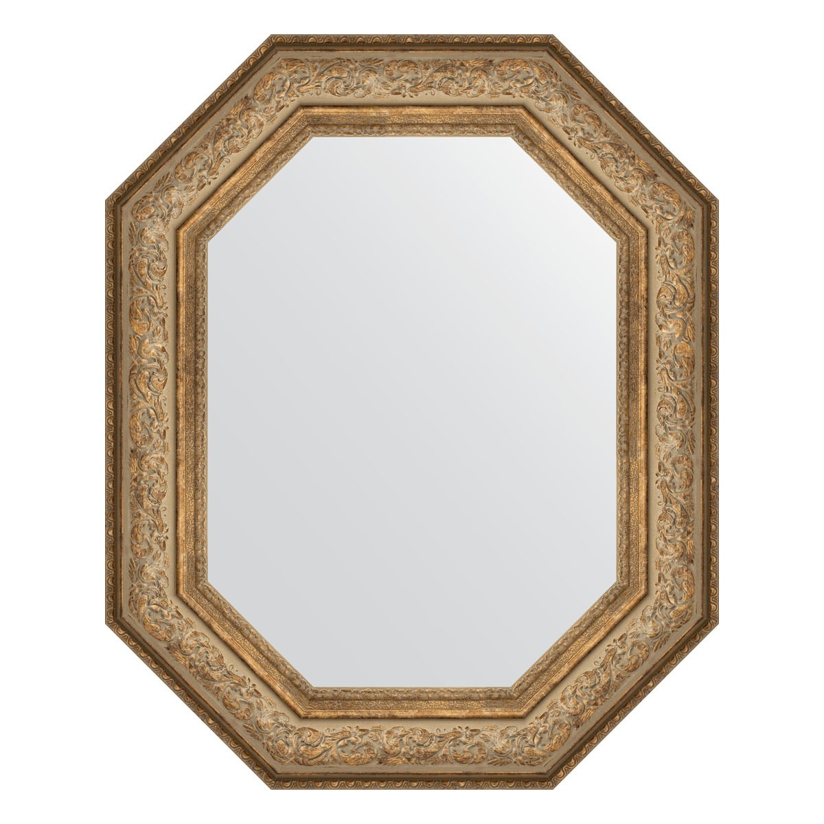 Зеркало в багетной раме Evoform виньетка античная бронза 109 мм 65x80 см