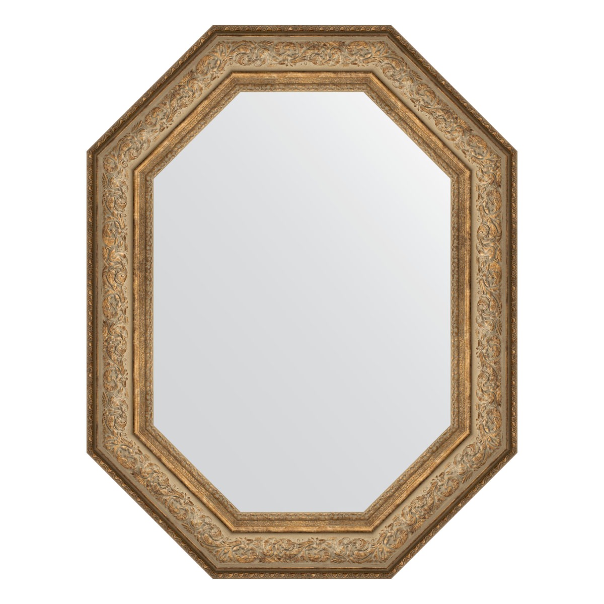 Зеркало в багетной раме Evoform виньетка античная бронза 109 мм 70x90 см