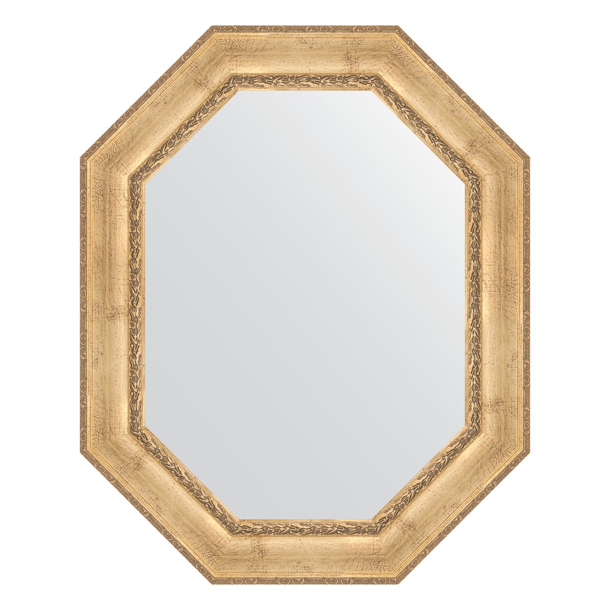 Зеркало в багетной раме Evoform состаренное серебро с орнаментом 120 мм 82x102 см