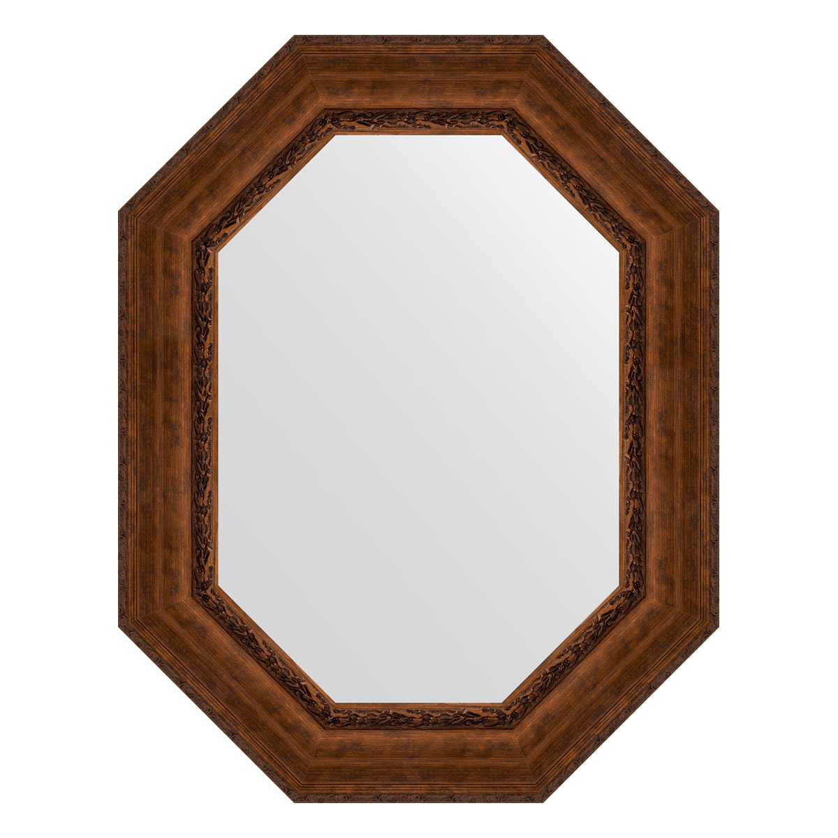 фото Зеркало в багетной раме evoform состаренная бронза с орнаментом 120 мм 72x92 см