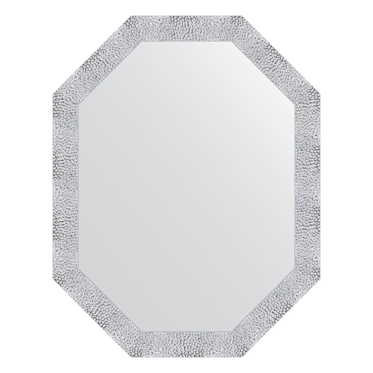 Зеркало в багетной раме Evoform чеканка белая 70 мм 72x92 см