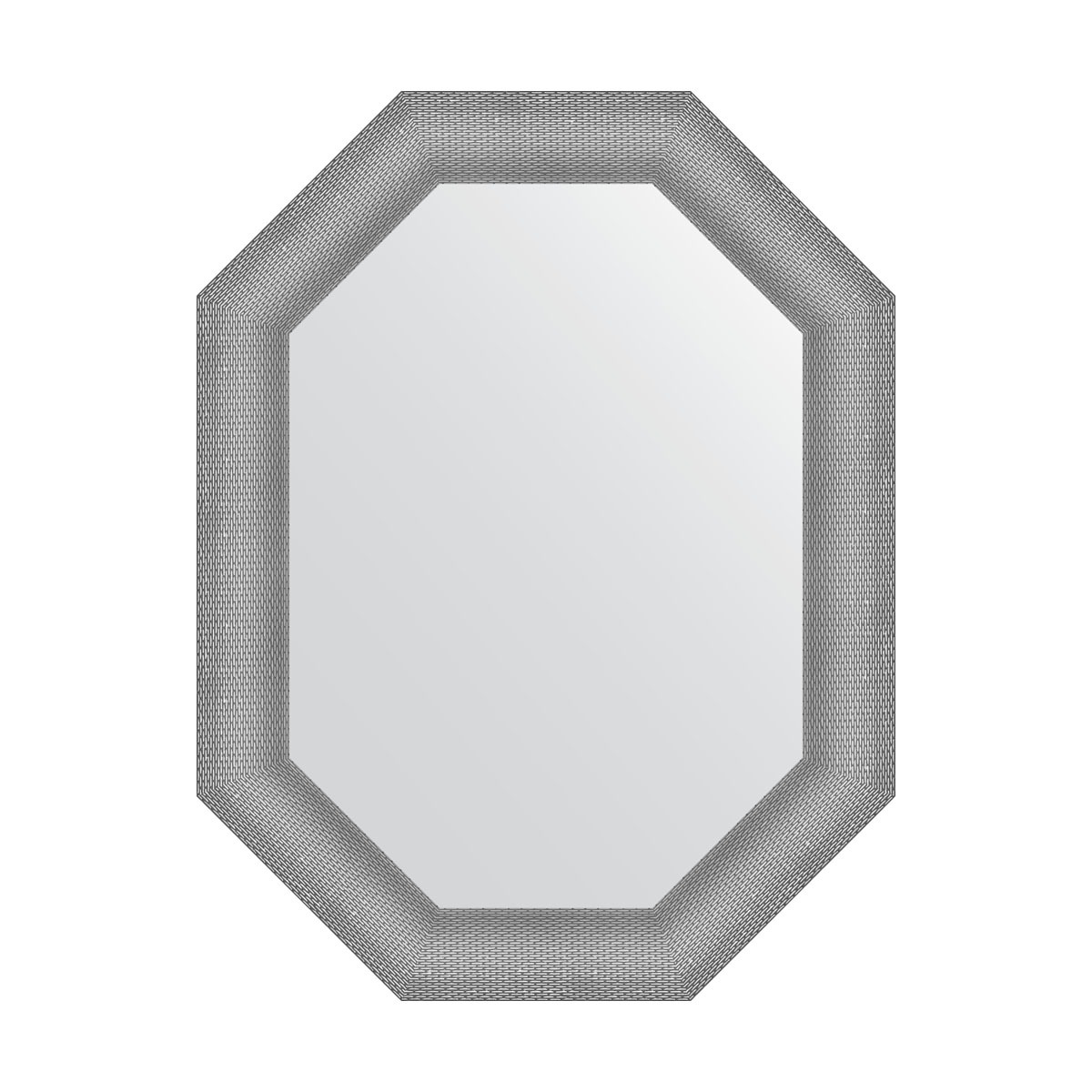 Зеркало в багетной раме Evoform серебряная кольчуга 88 мм 66x86 см зеркало в багетной раме evoform хамелеон 88 мм 66x86 см