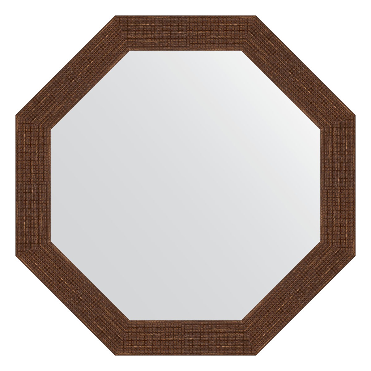 Зеркало в багетной раме Evoform мозаика античная медь 70 мм 67x67 см