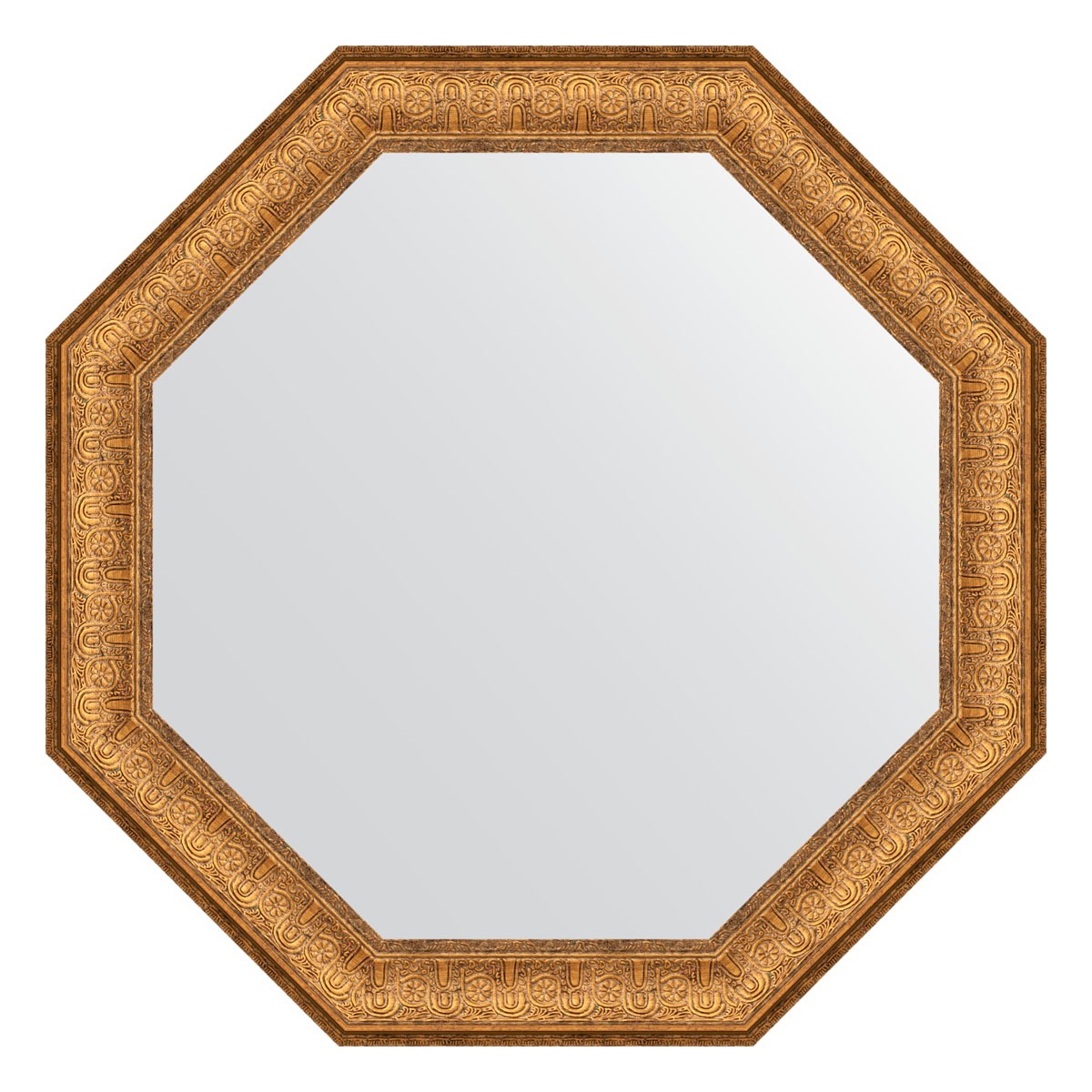 Зеркало в багетной раме Evoform медный эльдорадо 73 мм 68x68 см зеркало с гравировкой в багетной раме evoform медный эльдорадо 73 мм 74x101 см