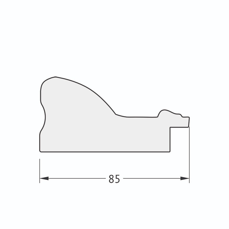 Зеркало в багетной раме Evoform виньетка античная бронза 85 мм 70x70 см Вид№5