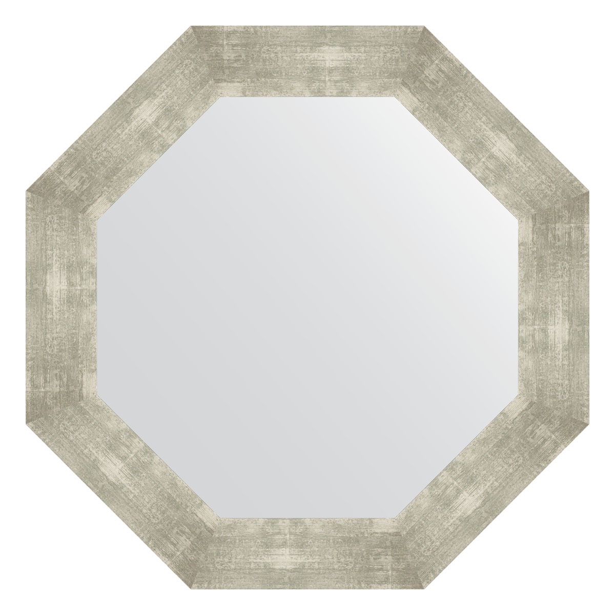 Зеркало в багетной раме Evoform алюминий 90 мм 71x71 см