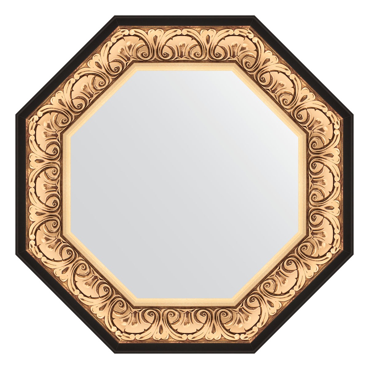 Зеркало в багетной раме Evoform барокко золото 106 мм 65x65 см