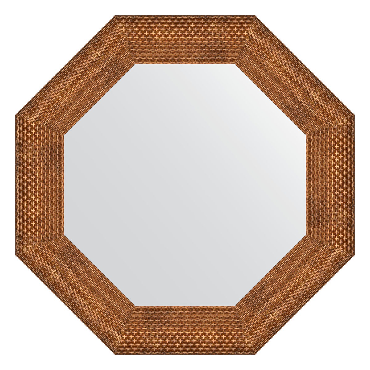 Зеркало в багетной раме Evoform медная кольчуга 88 мм 61x61 см зеркало с гравировкой в багетной раме evoform медная кольчуга 88 мм 57x74 см
