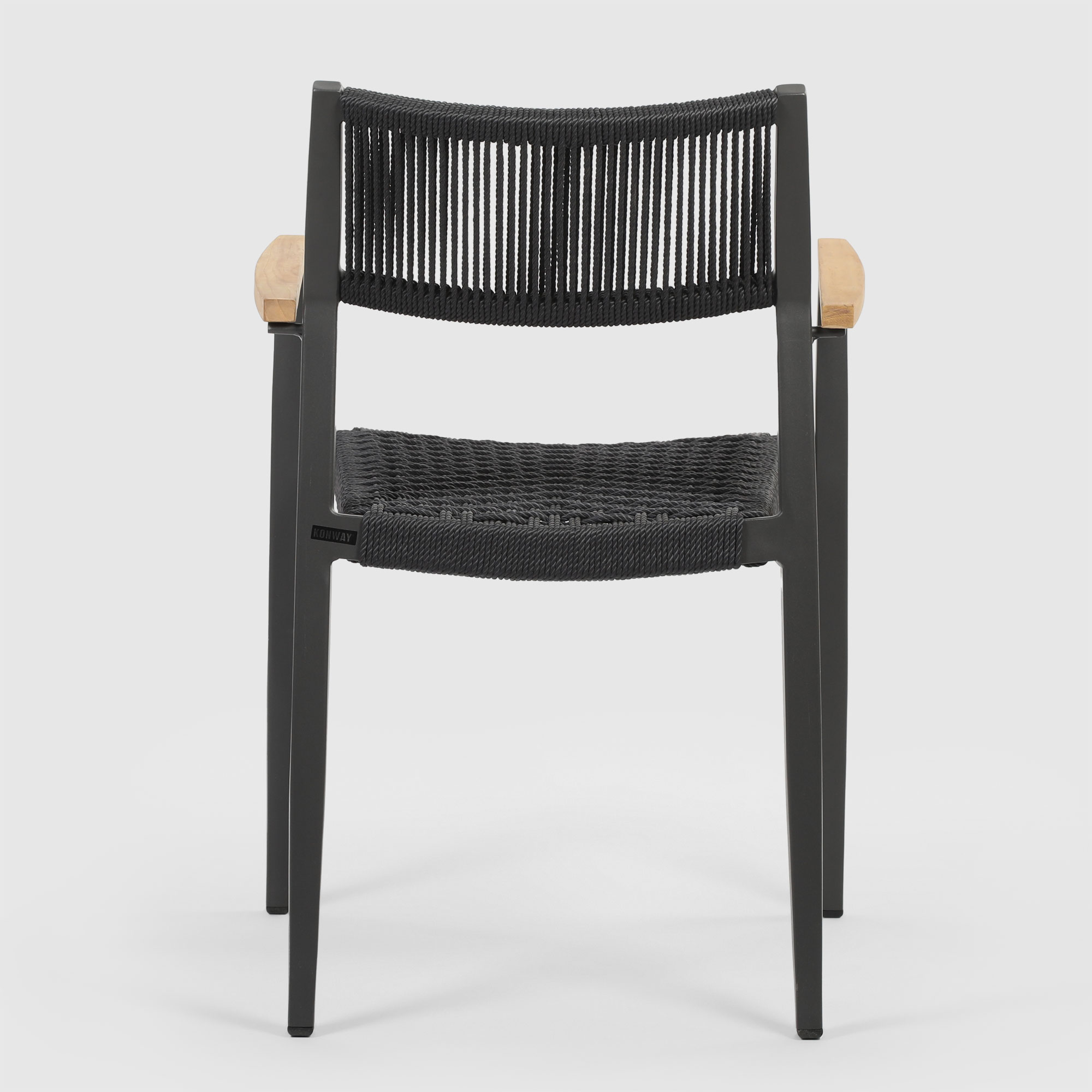 Кресло Konway антрацитовое 58х47х82 см, цвет антрацитовый - фото 5