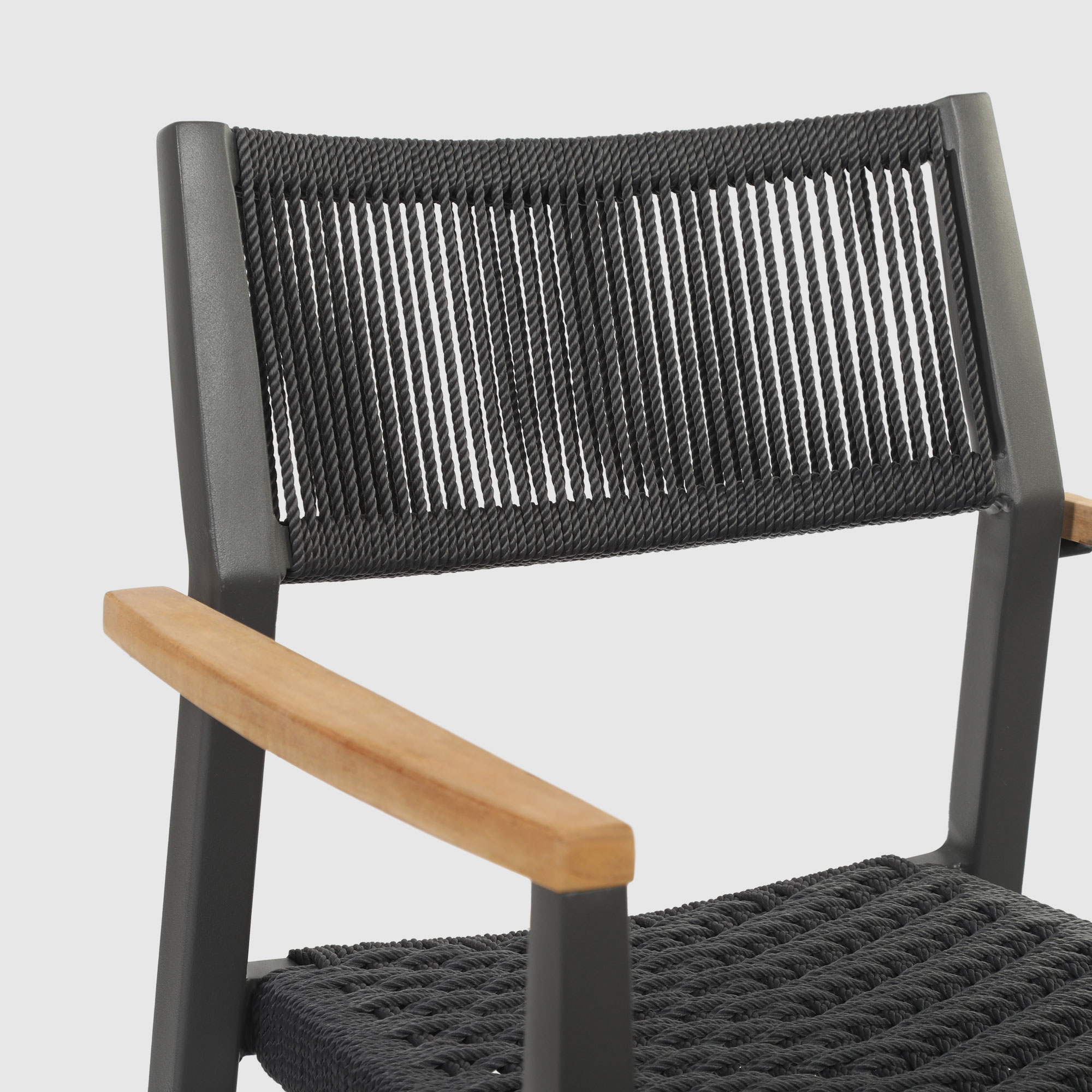 Кресло Konway антрацитовое 58х47х82 см, цвет антрацитовый - фото 6