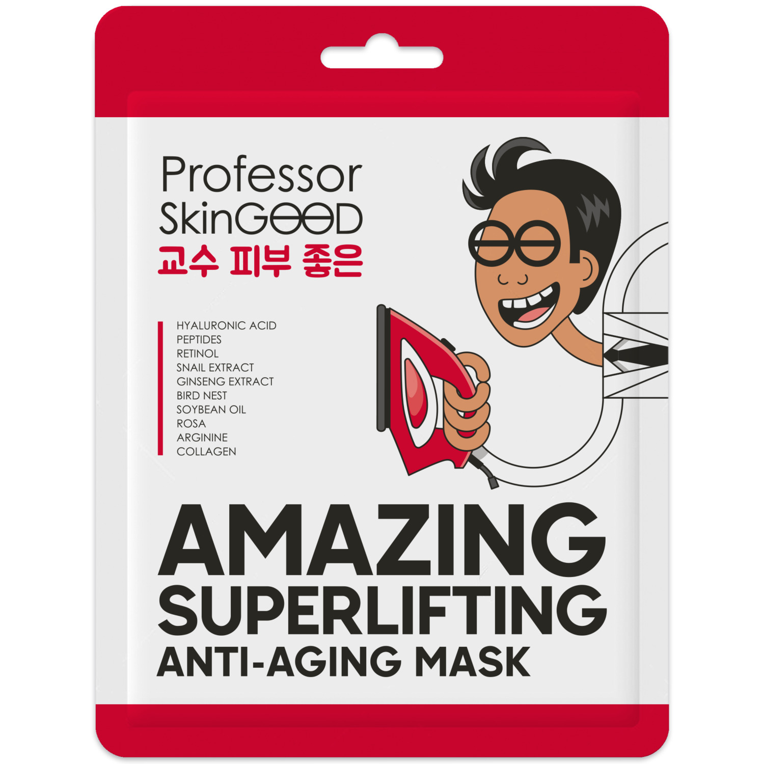 Лифтинг-Маска для лица Professor SkinGood омолаживающая 1 шт маска косметическая увлажняющая для лица и шеи 8 г