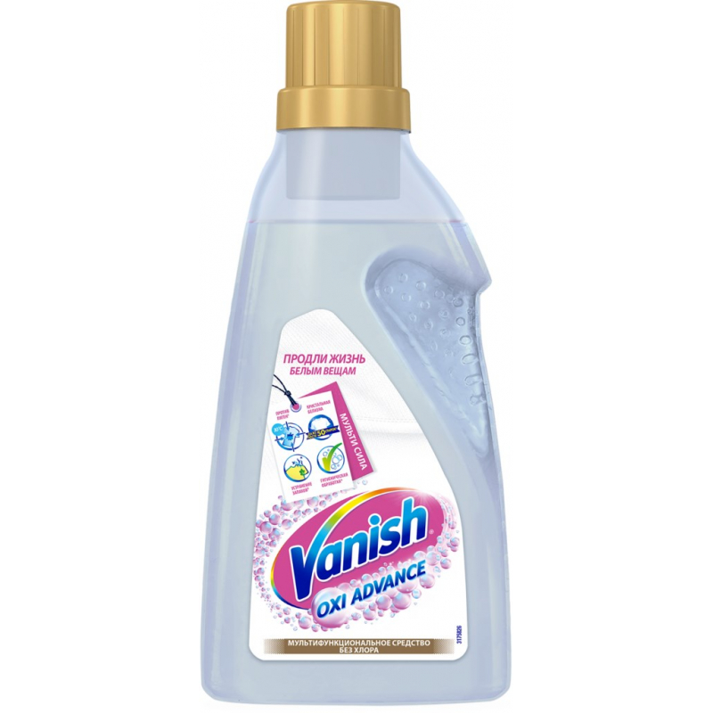 Пятновыводитель Vanish гель Oxi Advance для белых тканей 1,5 л пятновыводитель vanish для белого 1 л