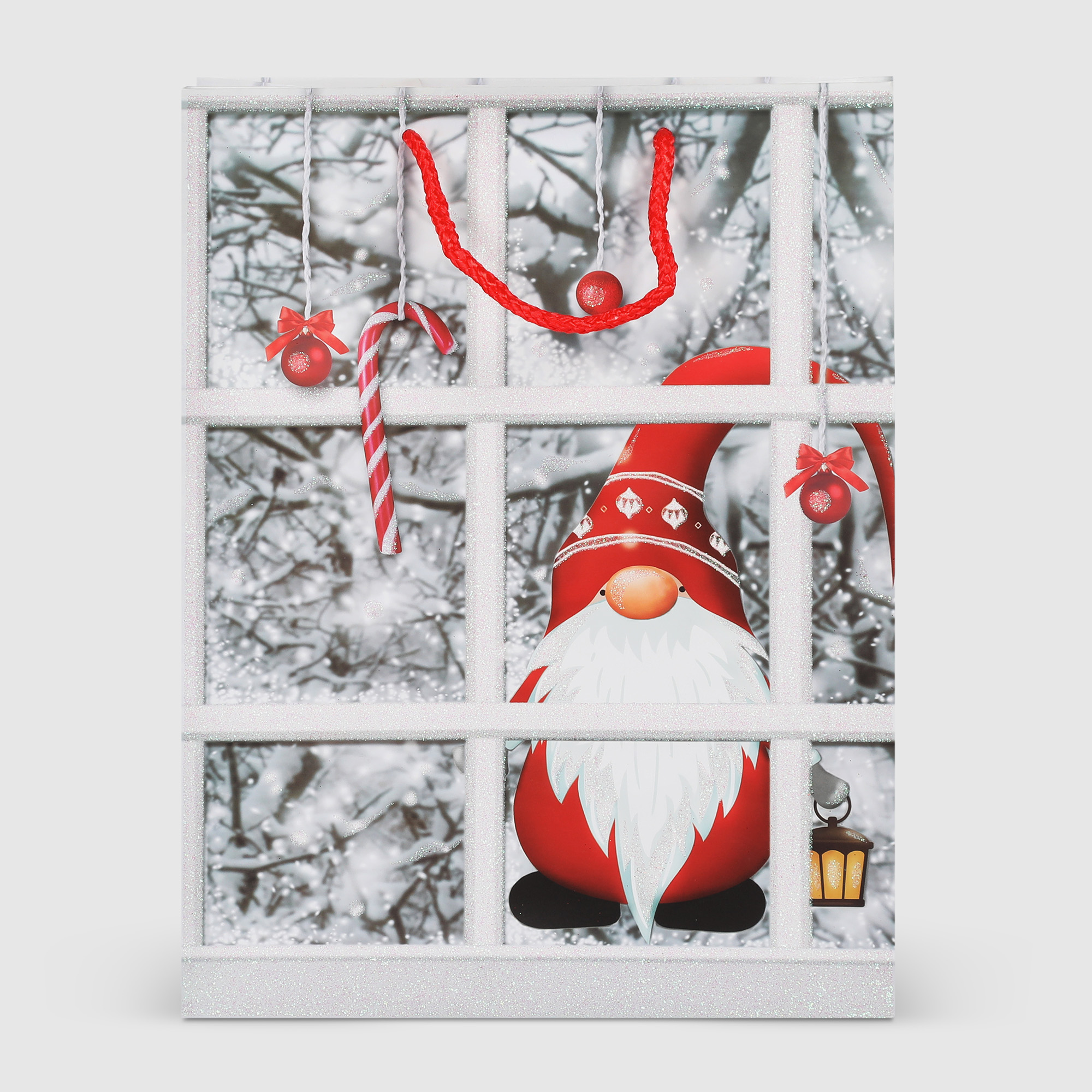 Пакет подарочный Due Esse Christmas пейзаж 33x10x25 см в ассортименте, цвет мультиколор - фото 2