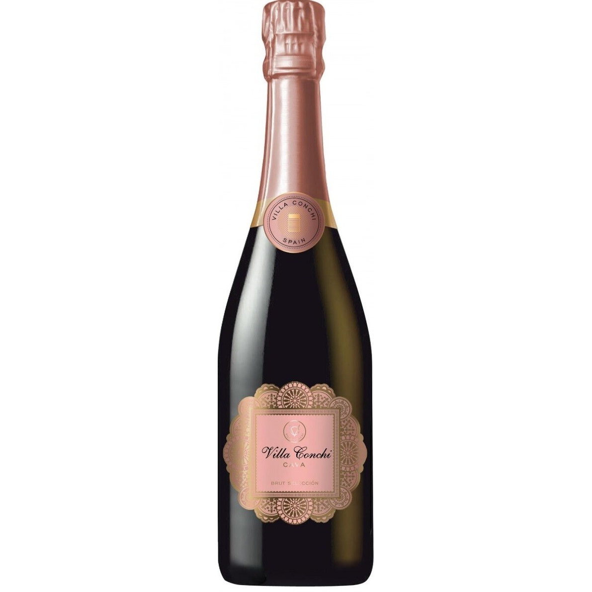 Кава игристое вино розовое. Шампанское Cava Rose Brut. Вилла кончи кава брют Розе. Вино брют игристое Vila Cava. Шампанское Villa Conchi.