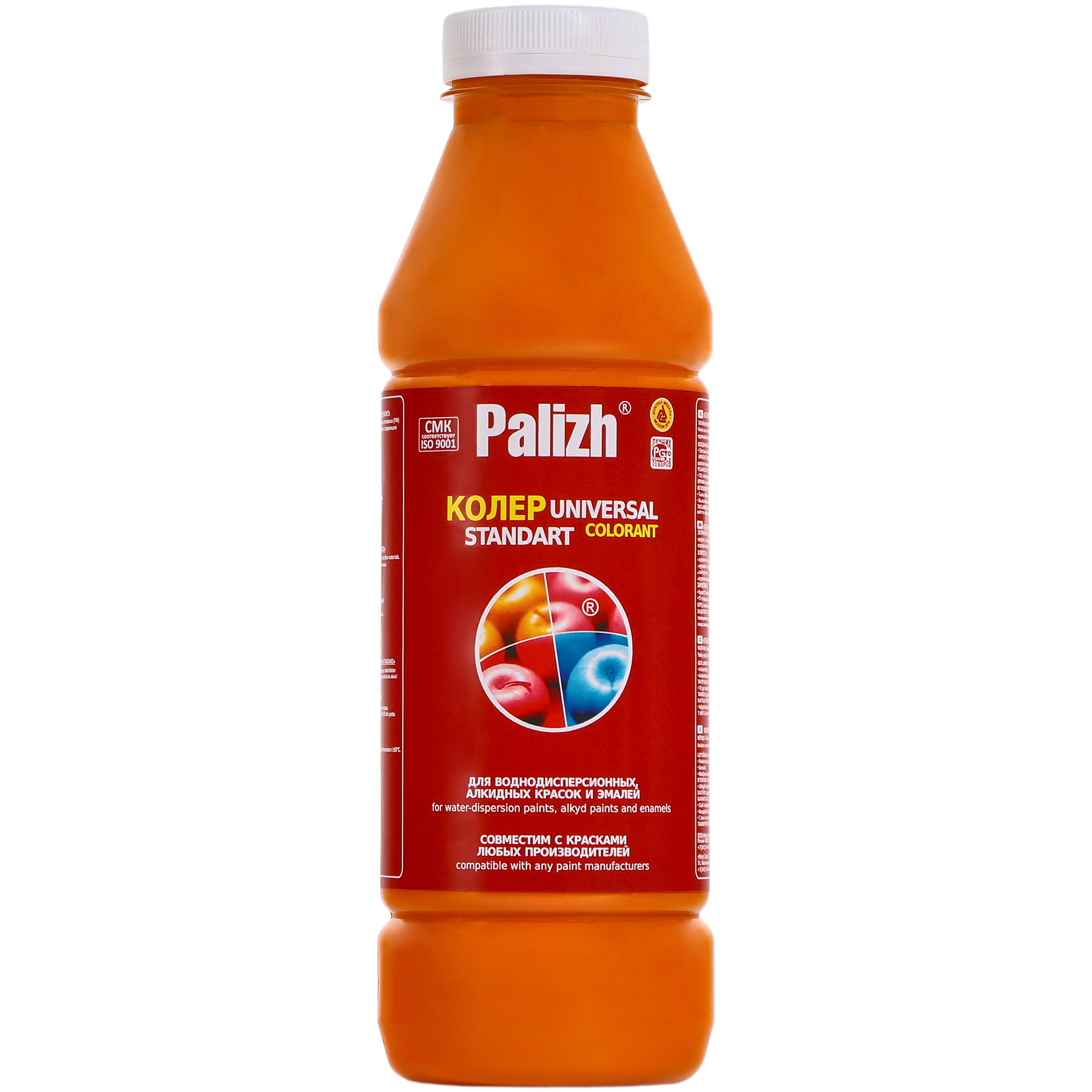 Паста универсальная колеровочная Palizh апельсин - 900 мл паста универсальная колеровочная palizh палевый 900 мл