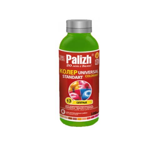 Паста универсальная колеровочная Palizh салатный - 100 мл паста универсальная колеровочная palizh пурпурный 100 мл