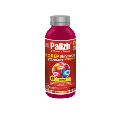 Паста универсальная колеровочная Palizh розовый - 100 мл паста универсальная колеровочная palizh светло коричневый 450 мл