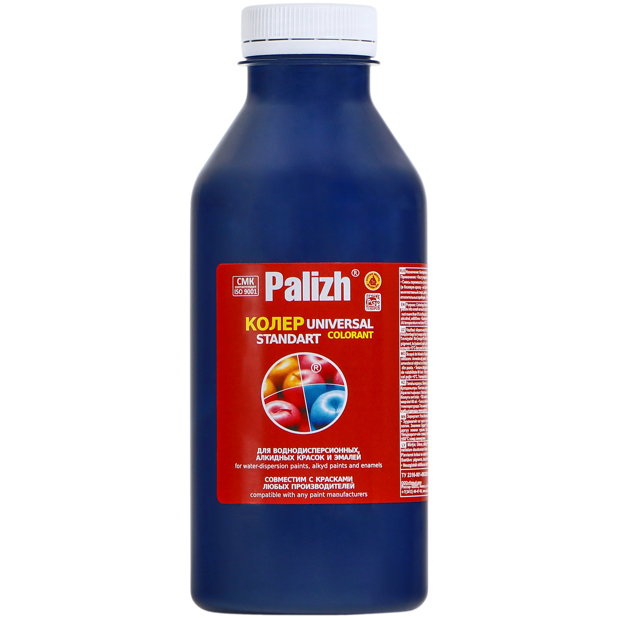 Паста универсальная колеровочная Palizh темно-синий - 450 мл паста универсальная колеровочная palizh фуксия 900 мл