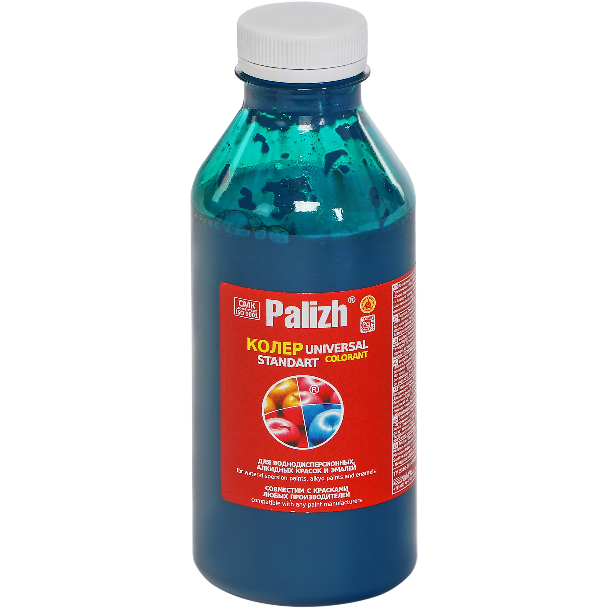 Паста универсальная колеровочная Palizh бирюза, 450 мл паста универсальная колеровочная palizh голубой 100 мл
