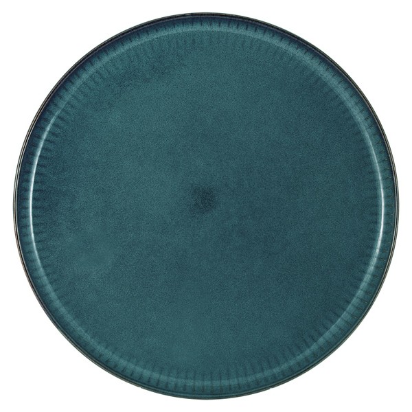 Тарелка обеденная Home and Style Comet Морская волна 28 см, цвет синий - фото 1