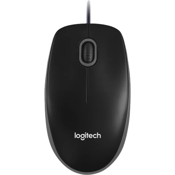 Компьютерная мышь Logitech B100 (910-003357) черный мышь 910 003357 logitech optical b100 usb black oem