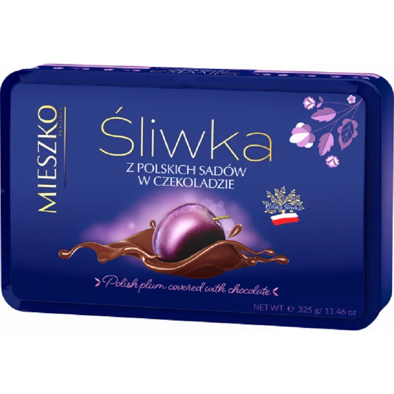 набор конфет mieszko amoretta classic 280 г Набор конфет Mieszko Plum In Chocolate, 325 г