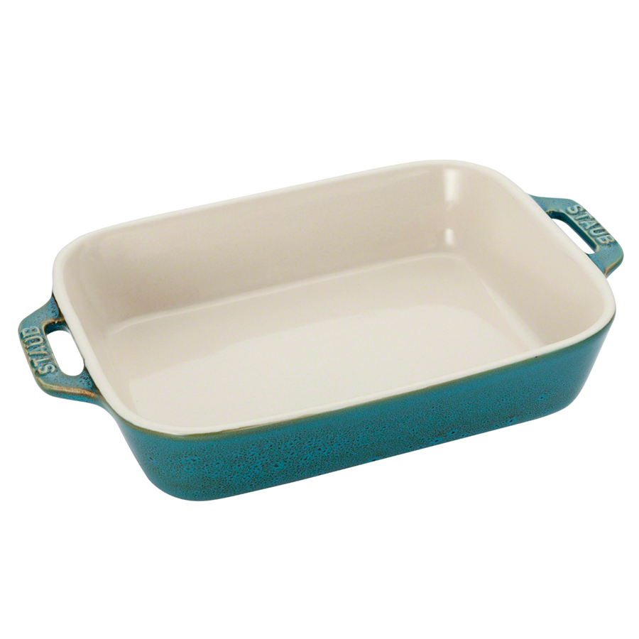 

Форма керамическая Staub 20х16 см античный бирюзовый