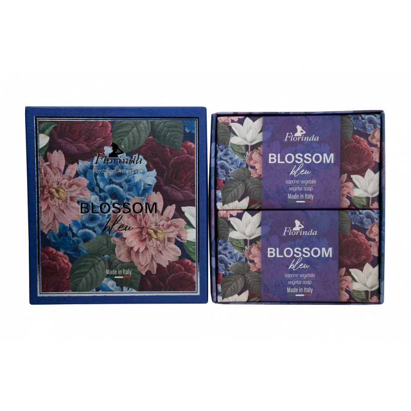 Набор мыла Florinda Синие цветы 2х200 г trixie миски керамические в деревянной подставке 2х200 мл 2 200 мл