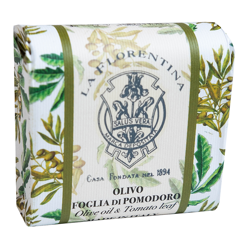 Мыло твердое La Florentina Оливковое масло и Лист томата 106 г оливковое масло filippo berio delicato extra virgin 0 5 л