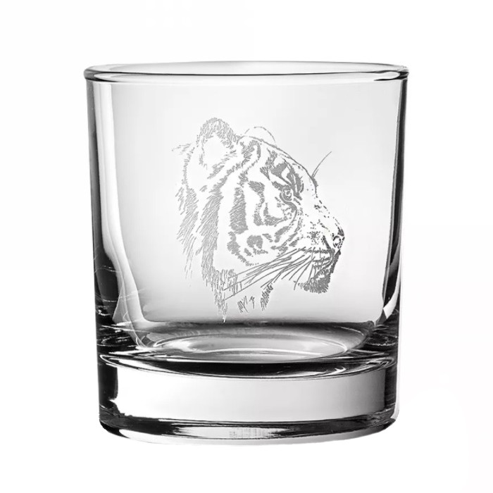 Стакан с гравировкой Selbraehouse The just slate company тигр 326 мл стакан прозрачный кристалл одноразовый 0 2 литра 50 шт в уп