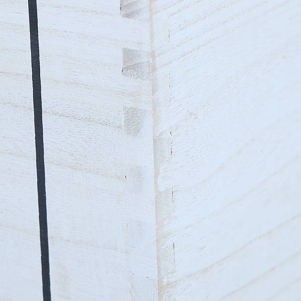фото Корзина mercury деревянная для белья 30x40x50 см