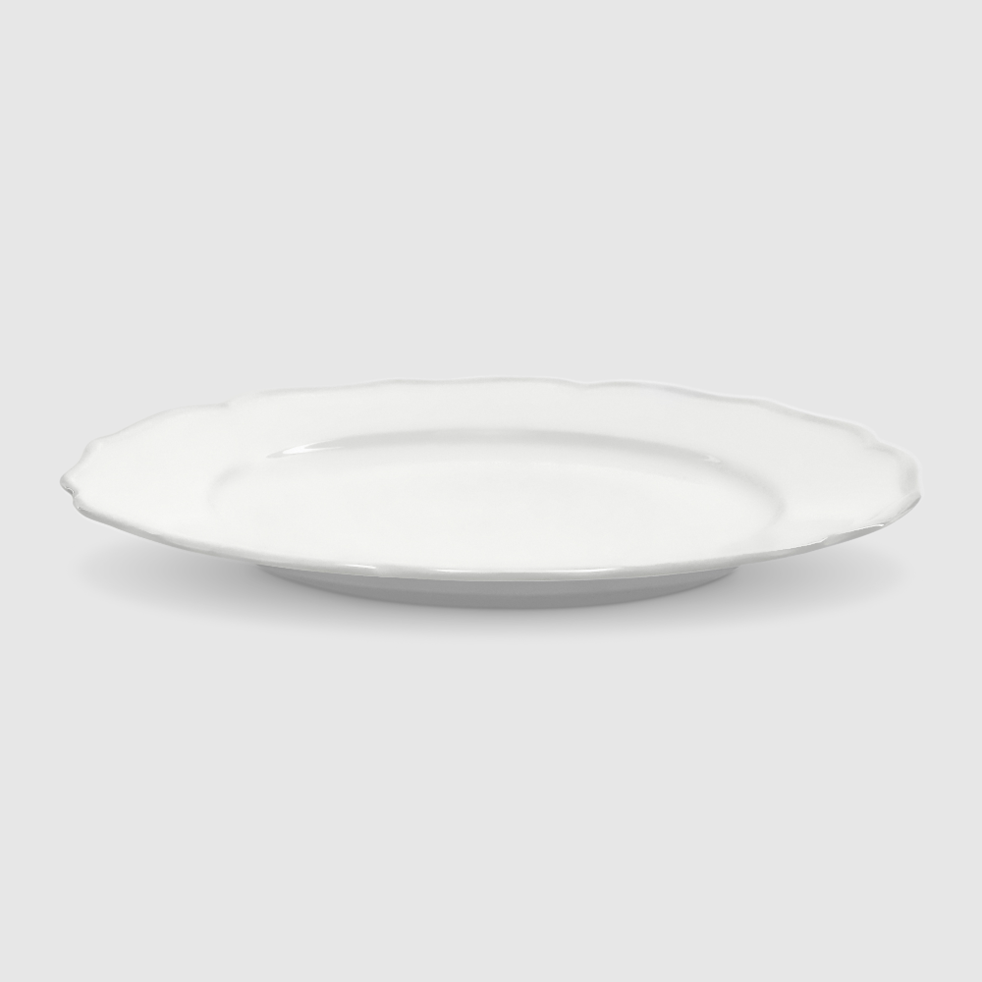 Тарелка Porcelana Bogucice River White 28 см