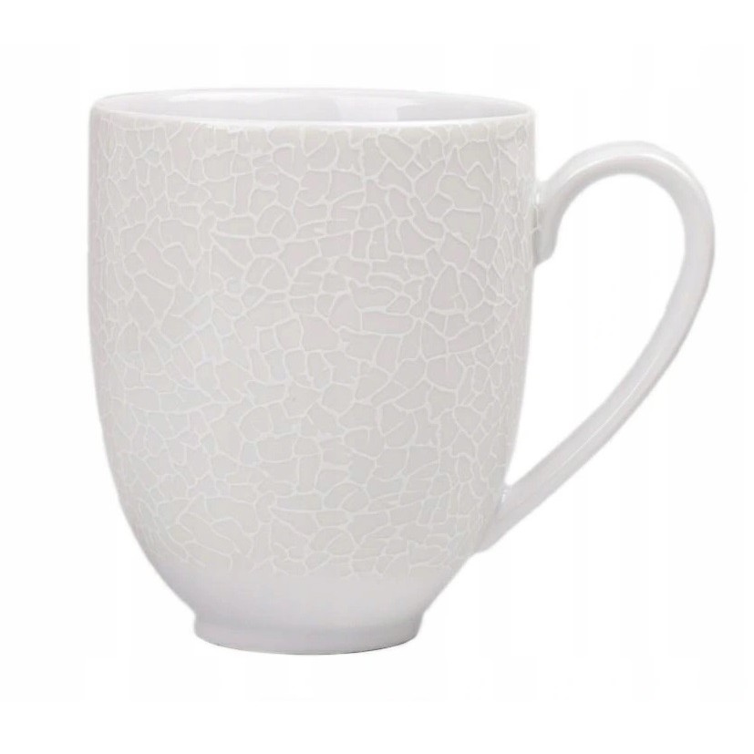 Кружка Porcelana Bogucice Zina White 0,4 л чашка с блюдцем porcelana bogucice zina white 0 3 л 16 см