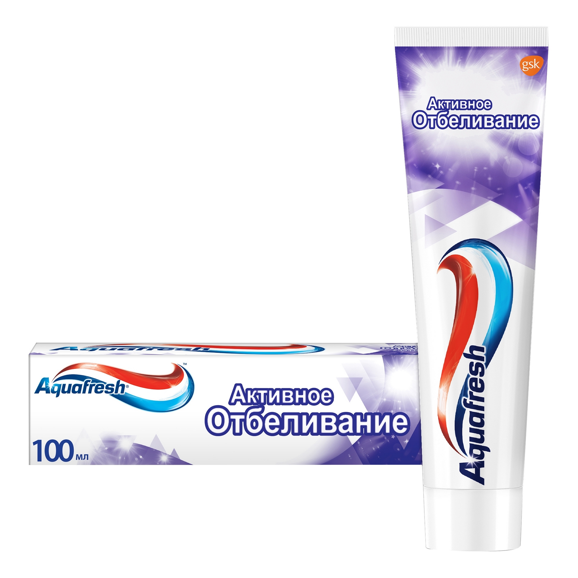 Зубная паста Aquafresh Активное отбеливание 100 мл зубная паста совершенное отбеливание 85 г