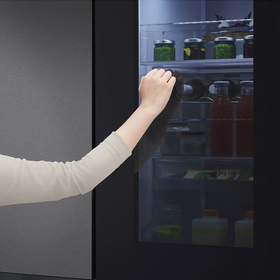 Холодильник LG GC-Q257CBFC, цвет серый - фото 8