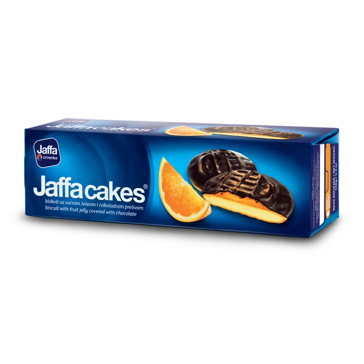 Печенье бисквитное Jaffa cakes Апельсин, 150 г разрыхлитель теста dr oetker для бисквита 25 гр