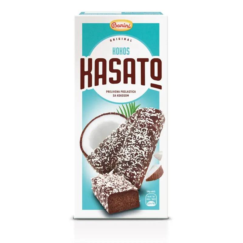 фото Пирожное banini kasato кокос, 120 г