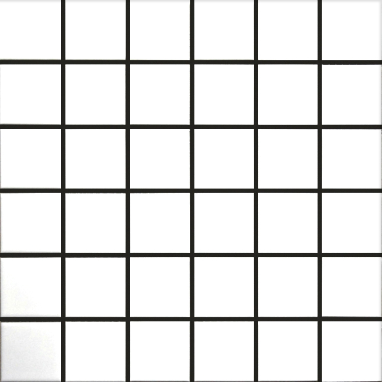 Мозаика Starmosaic 48x48 white matt 306х306х6, цвет белый