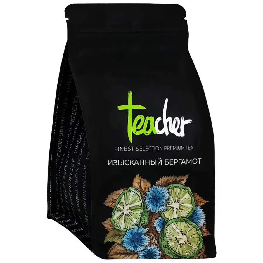 чай зеленый teacher жасмин 250 г Чай черный Teacher Изысканный бергамот, 250 г