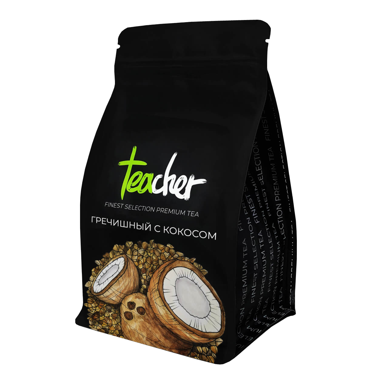Чай гречишный Teacher с кокосом, 250 г чай гречишный zallman 100 г
