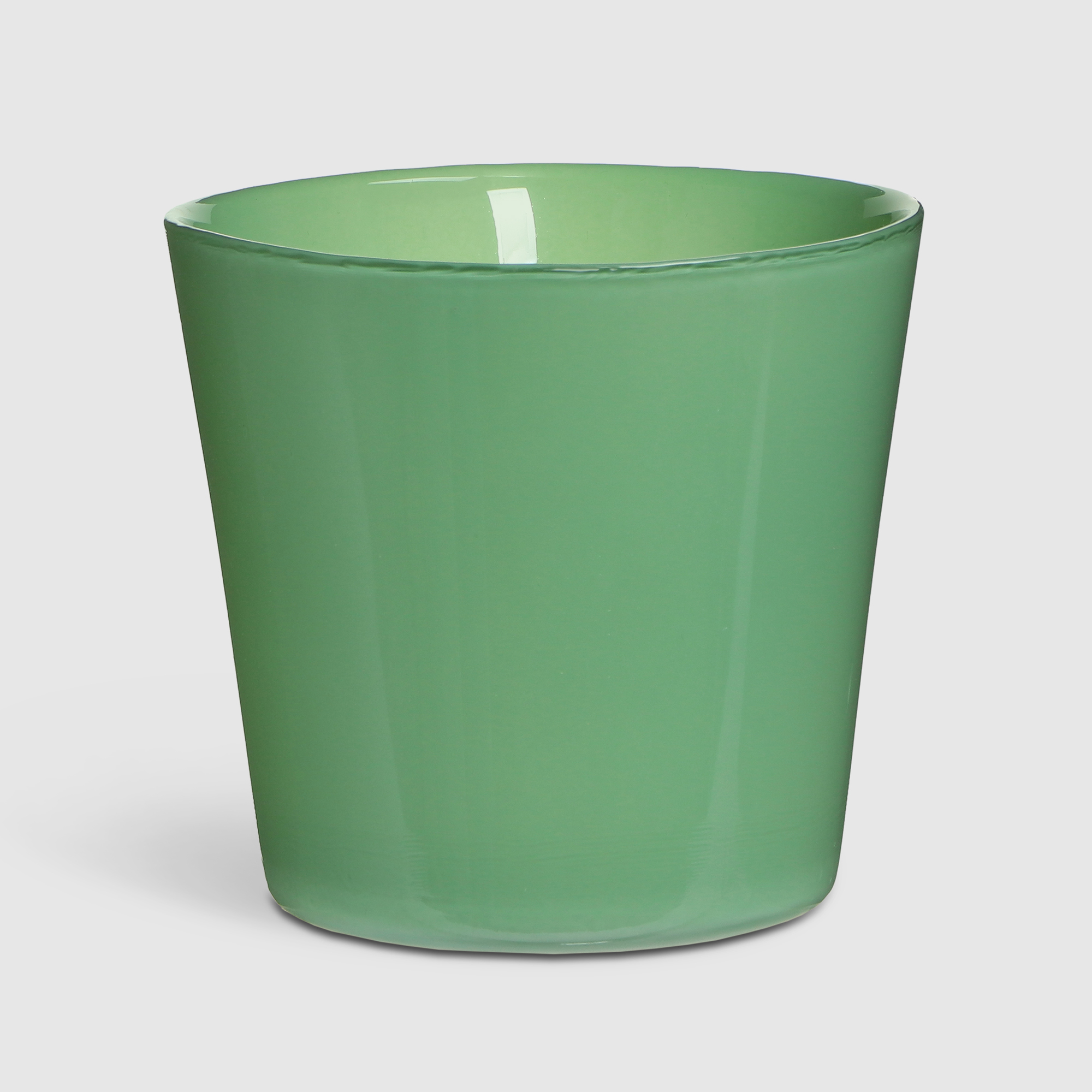 Ваза Hakbijl glass Conny 13,5х12,5 см зелёная