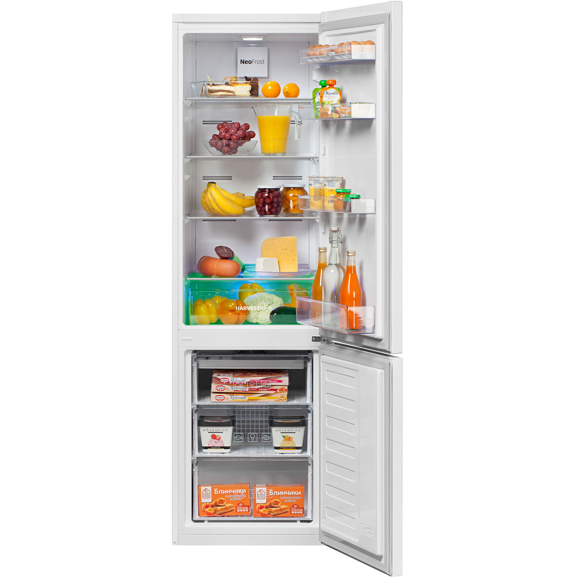Холодильник BEKO RCNK310E20VW, цвет белый - фото 3