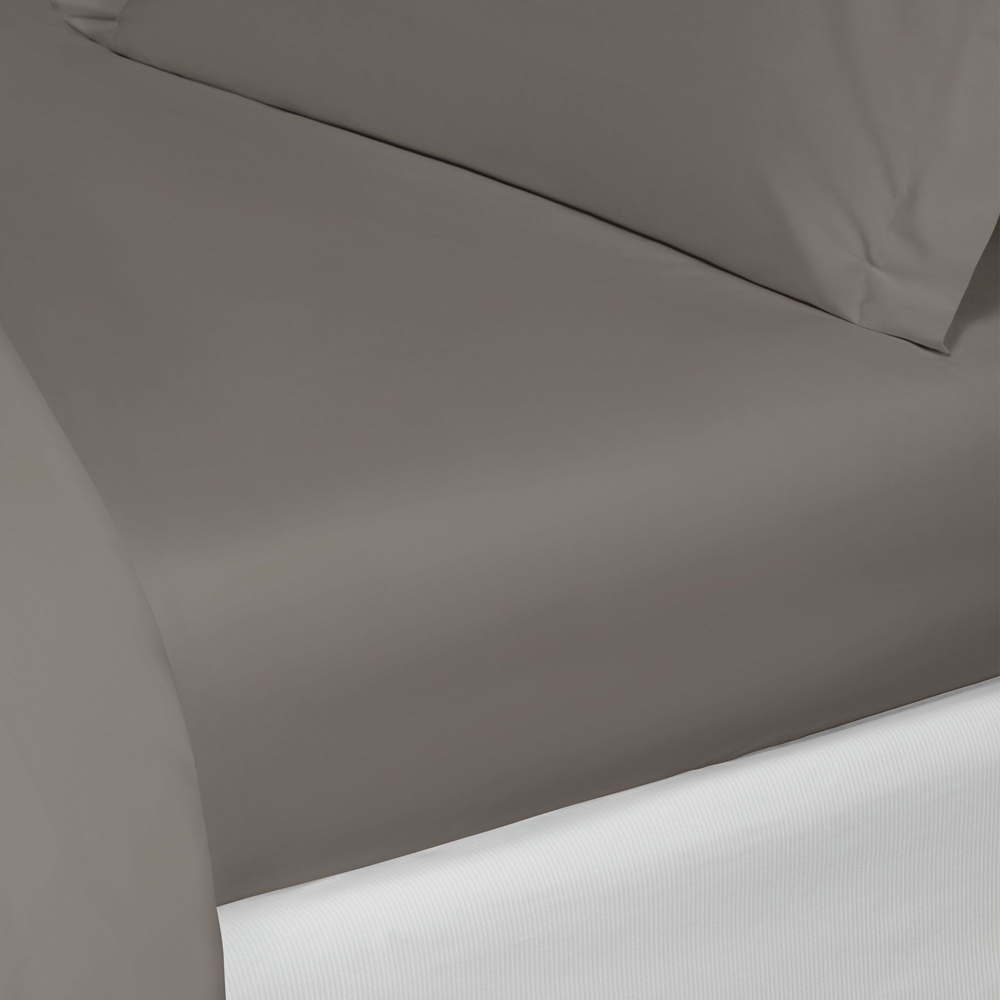Простыня Togas Роял коричневая 180х220 см, цвет коричневый - фото 1