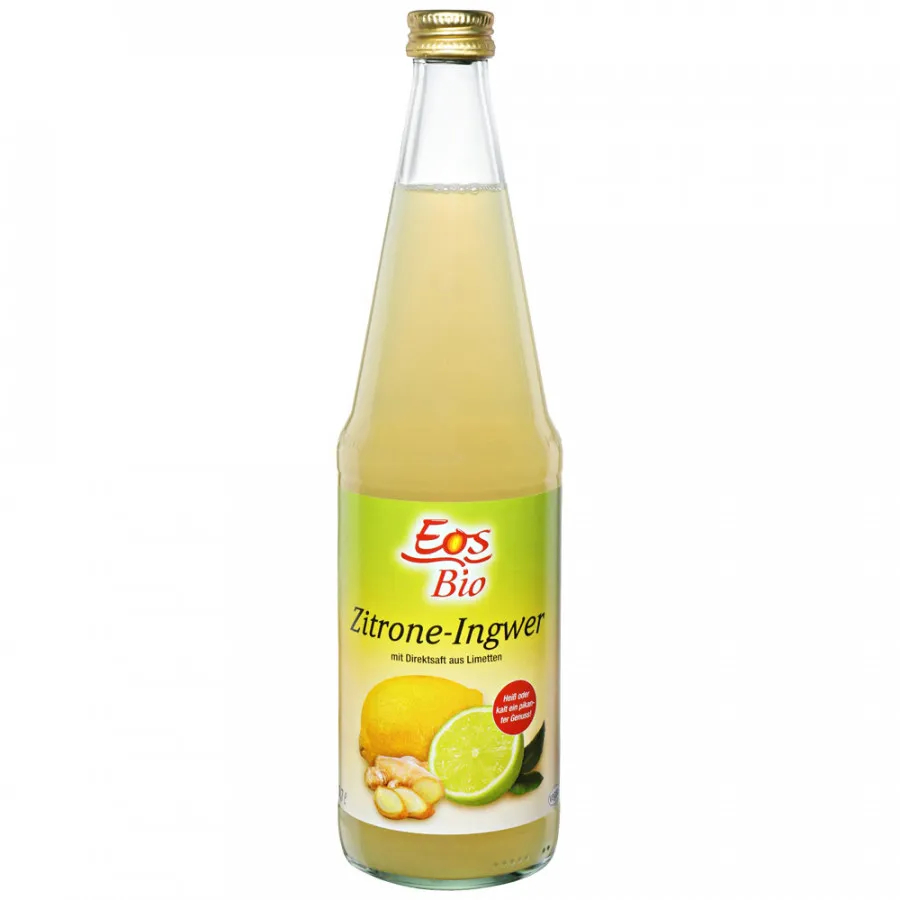 Напиток сокосодержащий Eos Bio лимон-имбирь, 700 мл напиток чайный имбирь лимон happy day деликатеска 100г