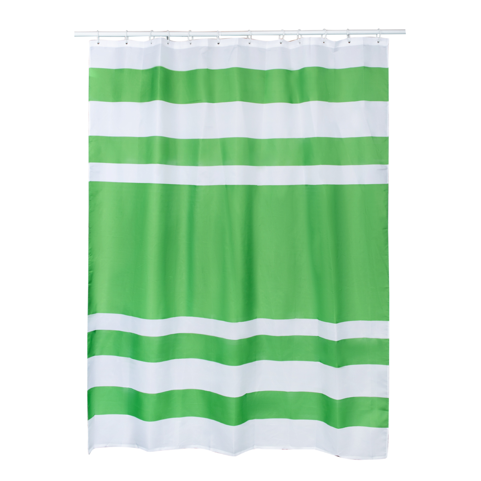 Штора для ванной Primanova Velvet зелёная 180х200 см