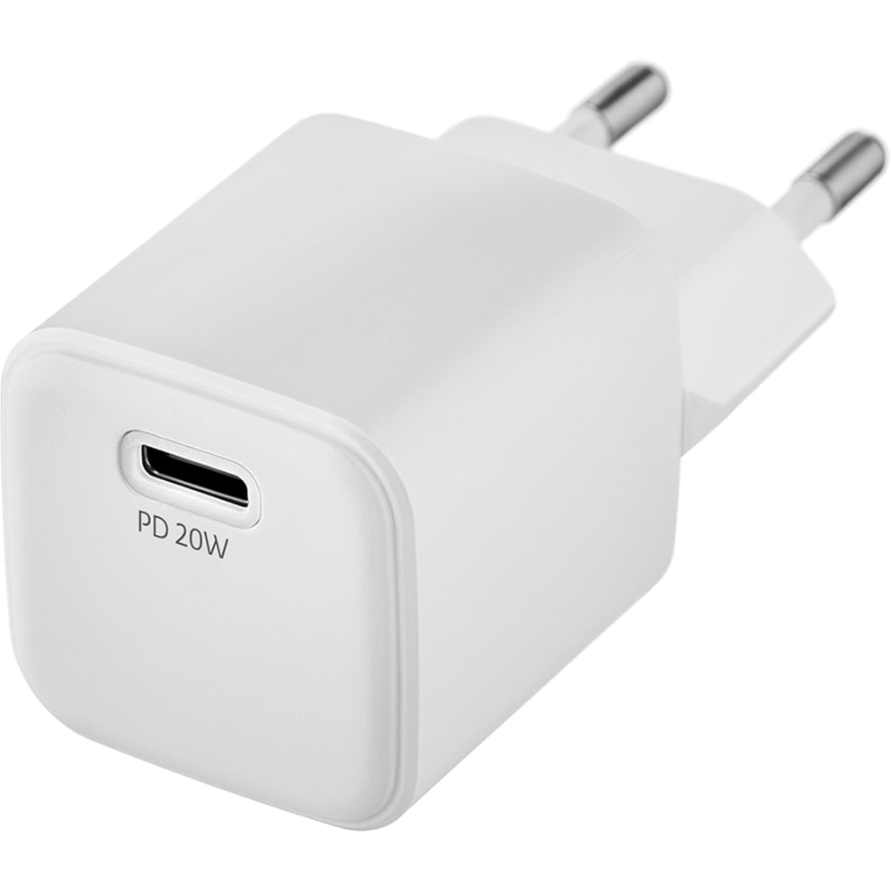 Зарядное устройство uBear Select 20W USB-C WC20WH01-AD белый сзу ubear select wall charger pd 20w qc 3 0 белое wc20wh01 ad